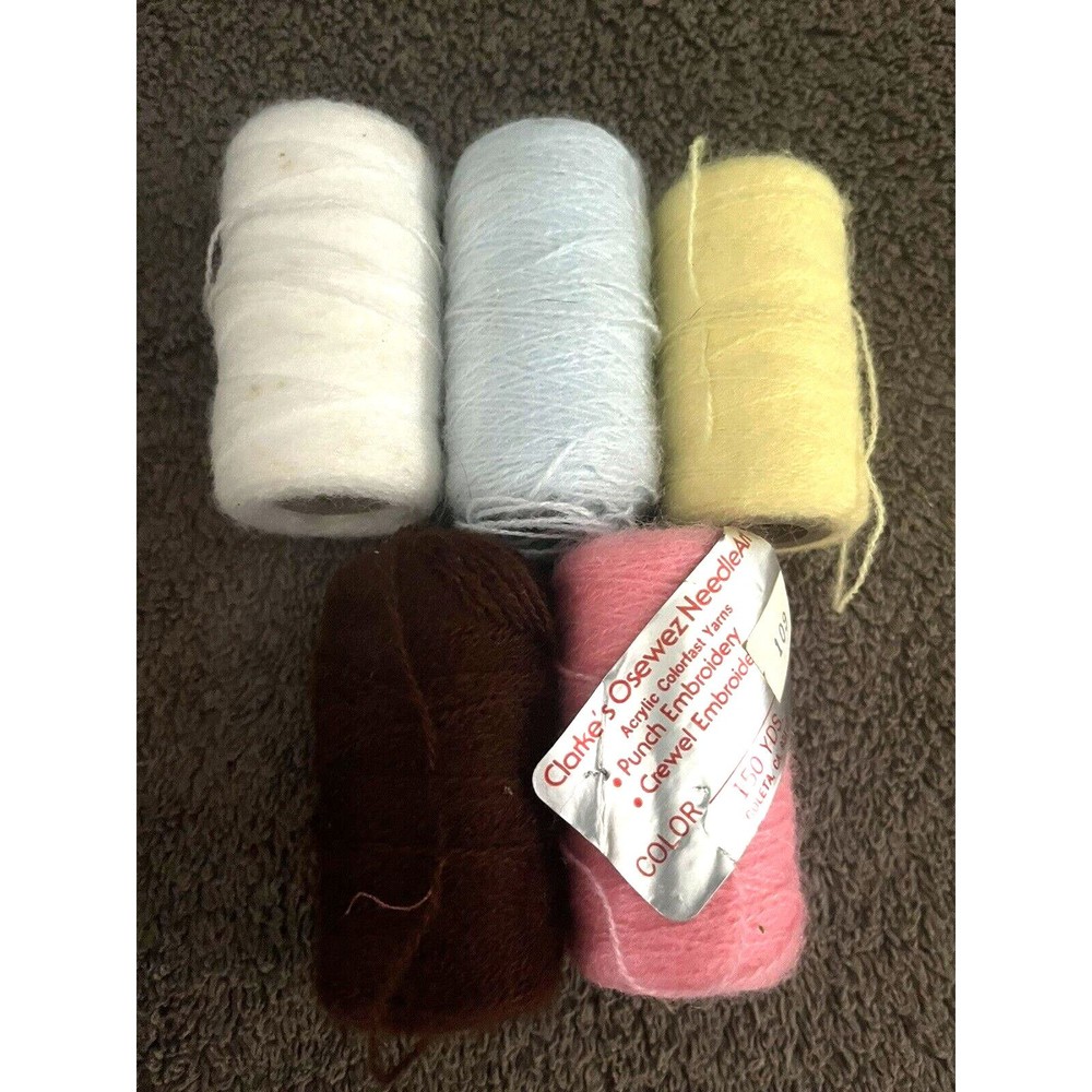 Clarkes Yarn Embroidery Vintage New & Used ?